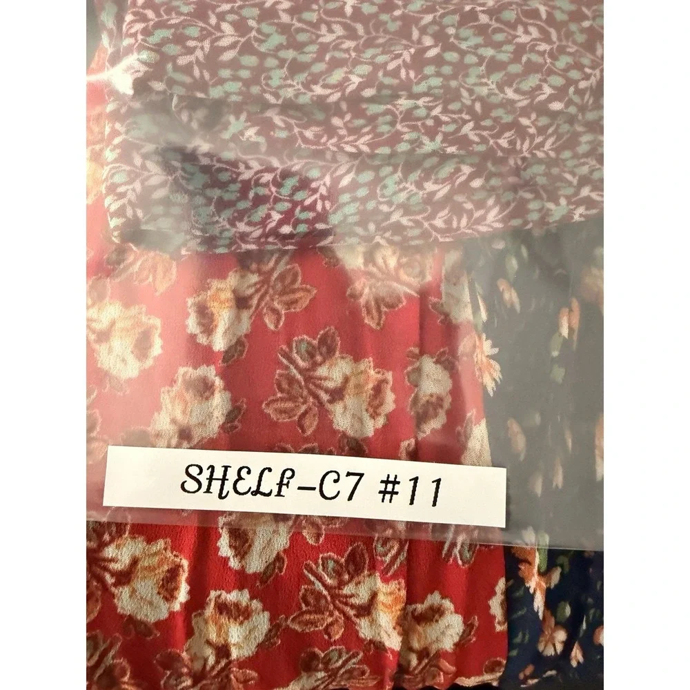 Anthropologie Meadow Rue‎ Midi Skirt Women's SZ-0 Prairie Floral Patchwork Boho